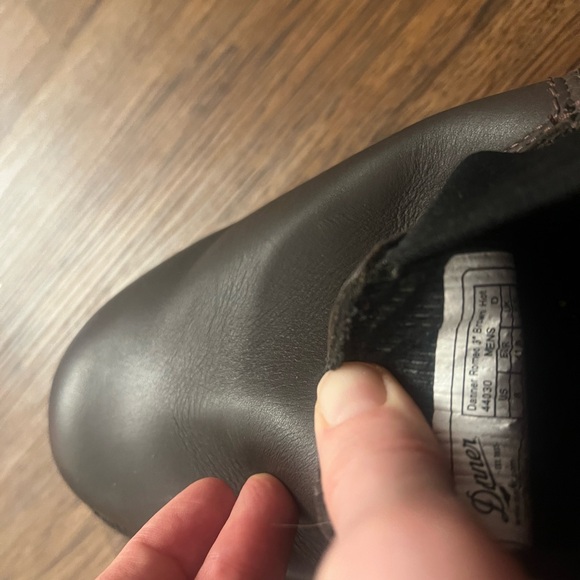 Danner Chocolate Brown Leather Slip-Ons - Picture 5 of 7